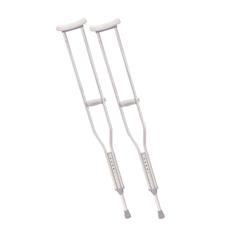 Retail Packaged Aluminum Crutches with Accessories