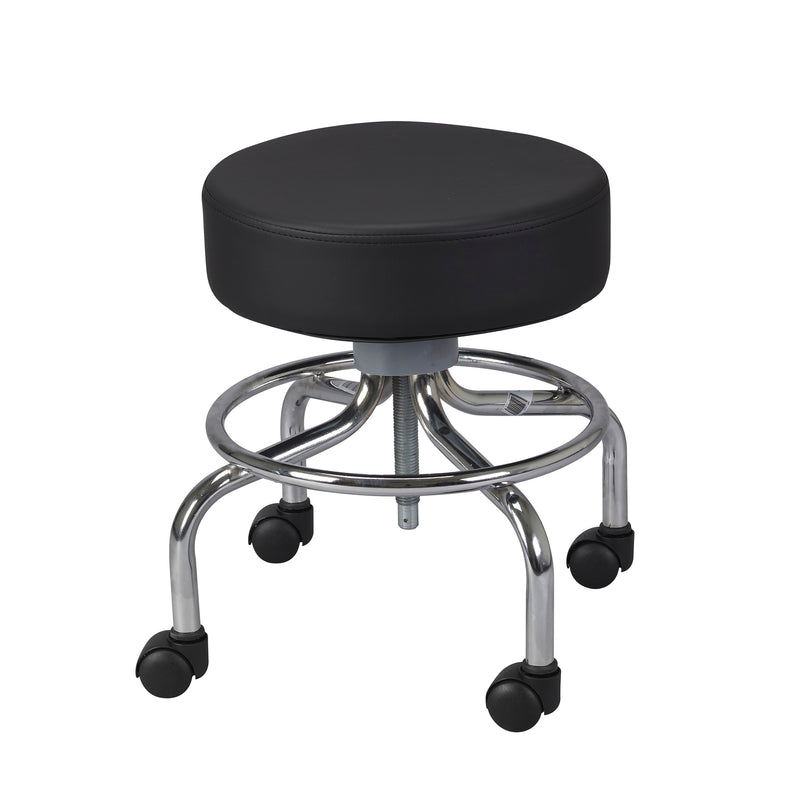 Revolving, Adjustable-Height Stool