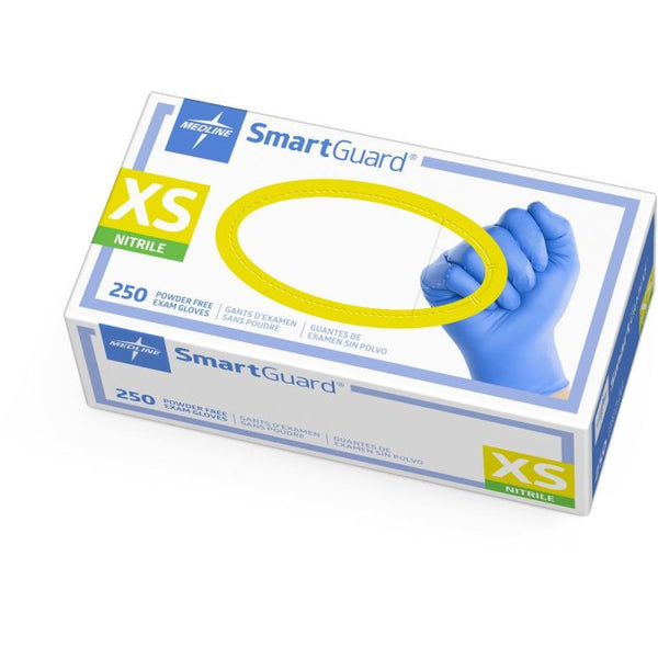 SmartGuard Powder-Free Nitrile Exam Glove, Blue