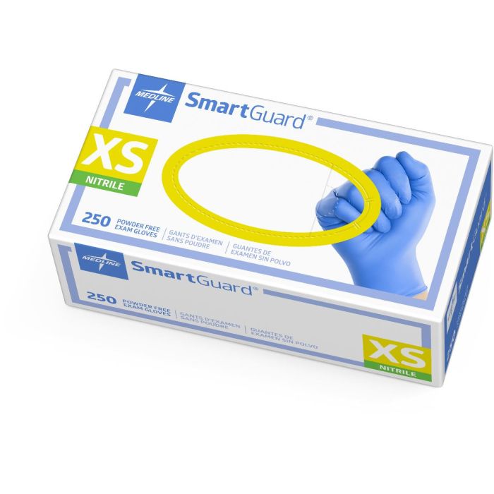 SmartGuard Powder-Free Nitrile Exam Glove, Blue