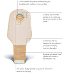 Natura Drainable Pouch, Opaque, Size 70mm (2 3/4in), 10in Length