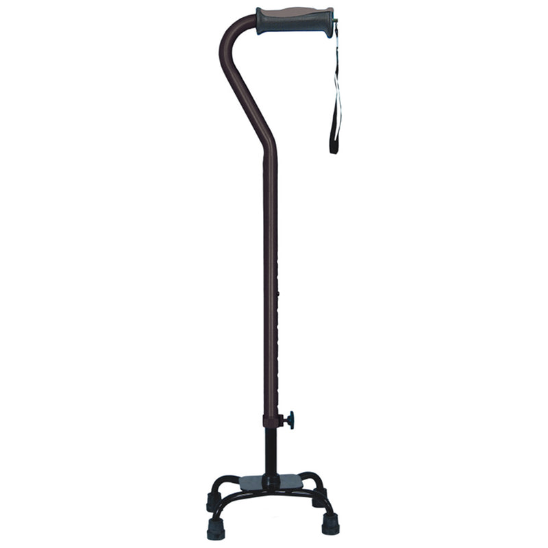 Hugo Ergonomic Quad Cane - Ebony