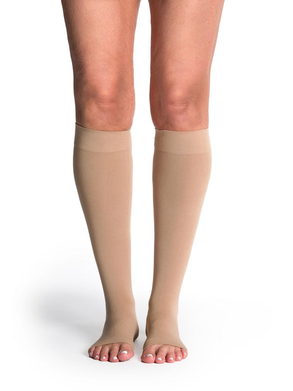 Sigvaris Soft Opaque - Open Toe