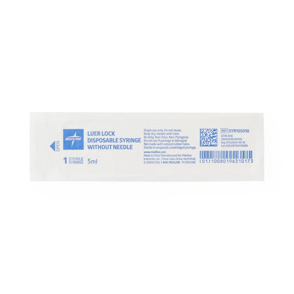 Syringe Only, 5 mL, Luer Lock
