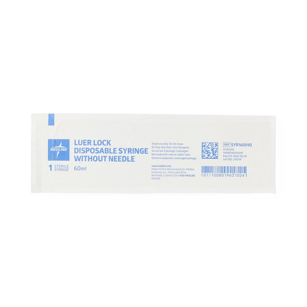 Syringe Only, 60 mL, Luer Lock