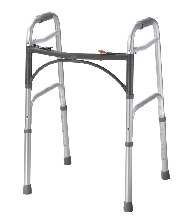 Deluxe Folding Walker, Two Button