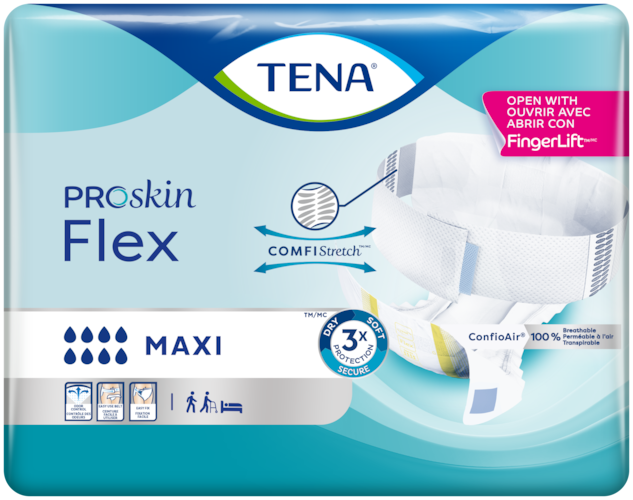 TENA Flex Maxi Briefs | Belted incontinence briefs