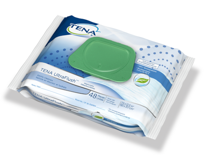 TENA UltraFlush Washcloths