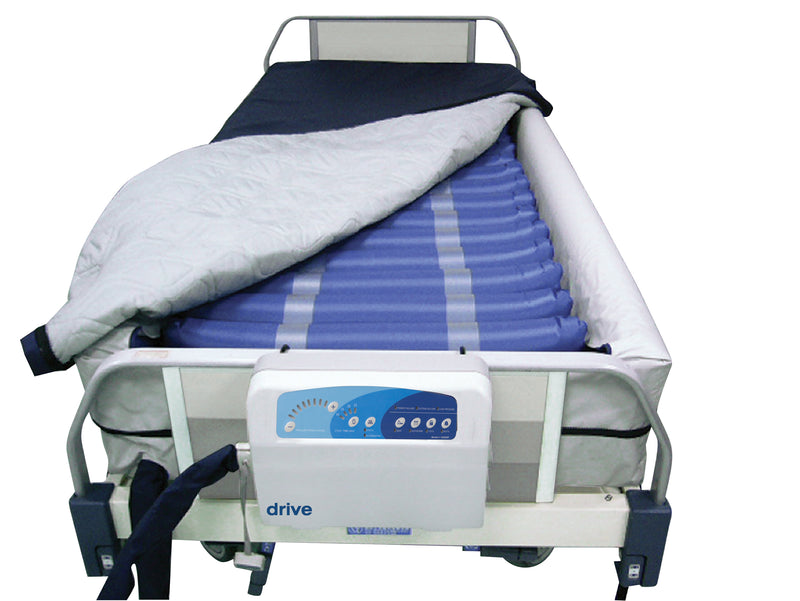 Med-Aire Plus 8" Alternating Pressure and Low Air Loss Mattress System with 10" Defined Perimeter