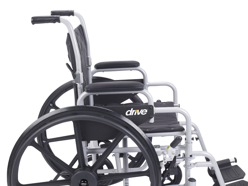 Poly-Fly High Strength, Lightweight Wheelchair/Flyweight Transport Chair Combo