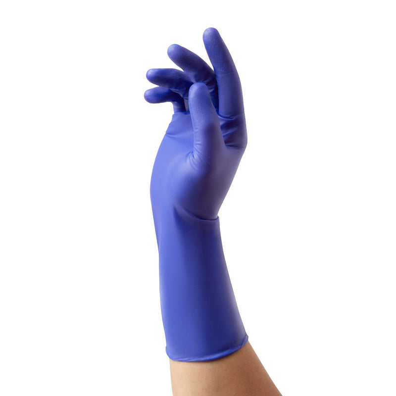 VersaShield Powder-Free Nitrile Exam Glove, Extended Cuff, 12"
