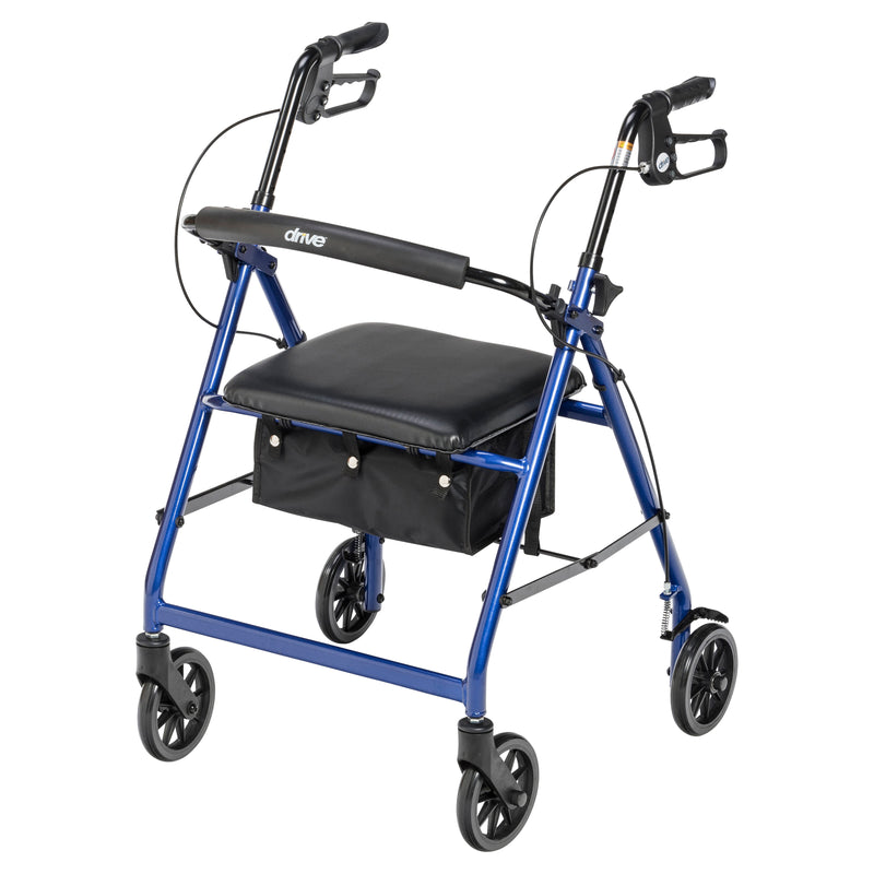 Aluminum Rollator, 6" Casters