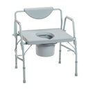 Deluxe Bariatric Drop-Arm Commode