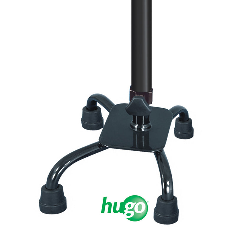 Hugo Ergonomic Quad Cane - Ebony