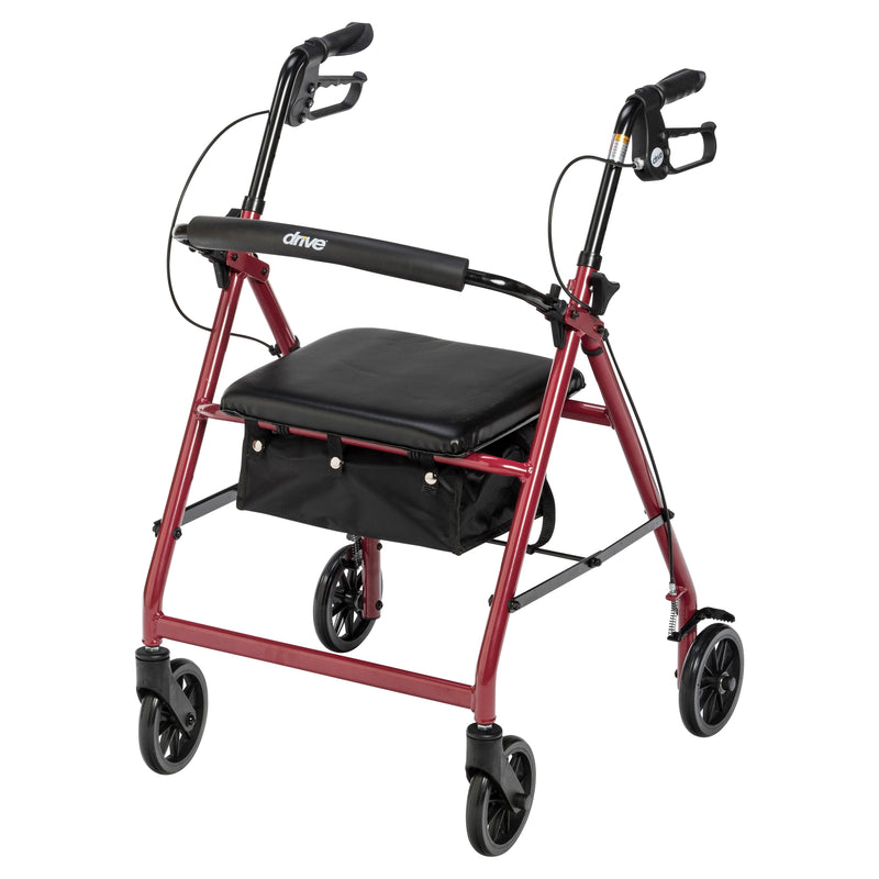 Aluminum Rollator, 6" Casters