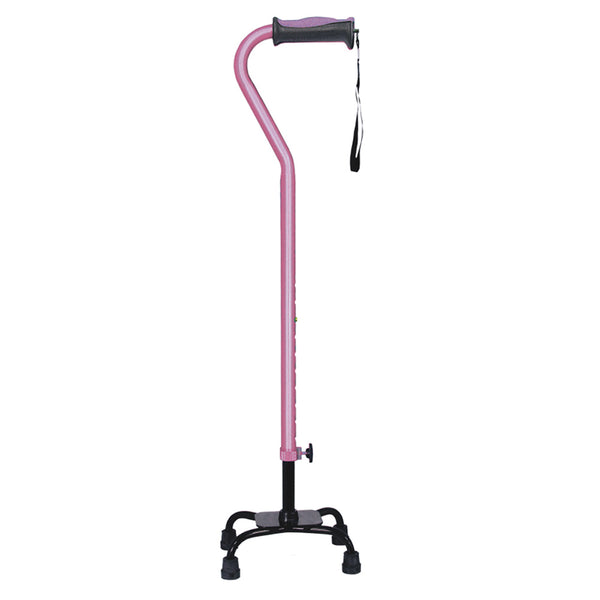 Hugo Ergonomic Quad Cane - Rose