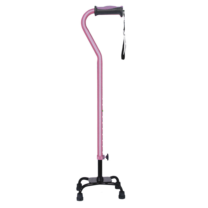 Hugo Ergonomic Quad Cane - Rose