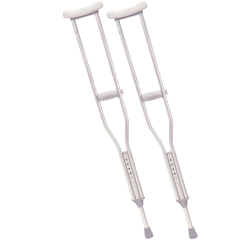 Retail Packaged Aluminum Crutches with Accessories